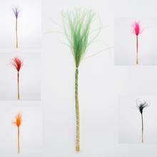 Stypha - pierko MIX farba, 50 cm dlhé, rôzne farby.