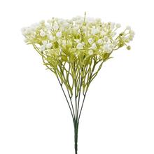 Umelé kvety zápich gypsa v bielej farbe, 33 cm.