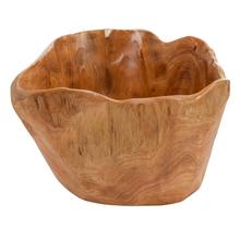 Drevená misa dekoratívna v prírodnej farbe.