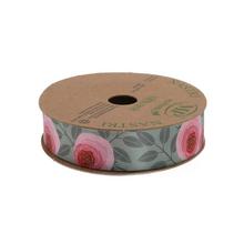 Stuha s ružami 2,5cmX15m