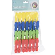 Štipce na prádlo v mixe farieb, 28 kusov.