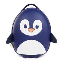Kufor Boppi Tiny Trekker 17L v tvare tučniaka, modrý