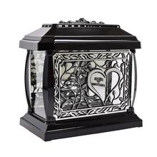 LAMPION PANTEON SRDCE RÁMIK LISTY GRAFIT