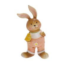 Hnedo-oranžový zajačik s kuriatkom