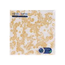 TL702709 SERVÍTKY 33x33 cm/20ks/3vrst SOURCE OF FAME GOLD