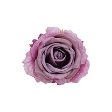 Umelá ruža fialová s priemerom 10 cm.