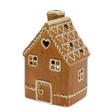 Perníkový domček na sviečku z porcelánu.