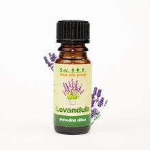 Fľaštička s levanduľovou silikou.