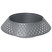 Ažurová miska v zlatom, čiernom, šedom a bielom prevedení.