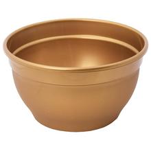 Zlatá misa na kvety s priemerom 22 cm.