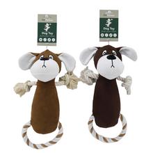 Hračky pre psa v tvare zvierat s lanom