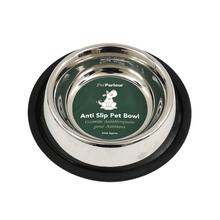 Protišmyková miska pre zvieratá s priemerom 21 cm.