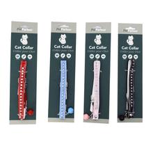 Obojok pre mačku so zvončekom v rôznych farbách.