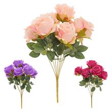 Kytica umelých ruží v mixe farieb.