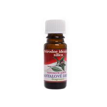 Fľaša s esenciálnym olejom z santalového dreva.