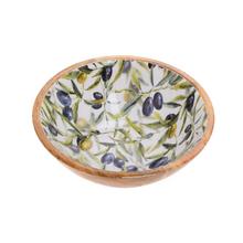 Miska s olivovým vzorom, priemer 17,5 cm.