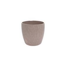 Keramický obal v tortore farbe s textúrou.