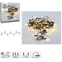 LED svetielka s teplou bielou farbou, 240 LED, dĺžka 18 m.