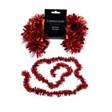 Červená girlanda dlhá 3m.