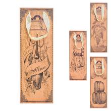 Darčeková taška na víno s dekoratívnym vzorom.