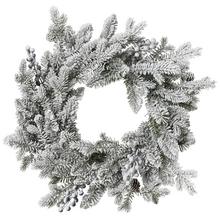 Vianočný veniec Aspen so snehom a glitrom, priemer 50 cm.