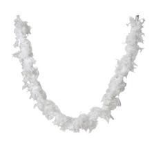 Nadýchaná BOA perie v bielej farbe.