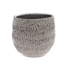 Šedý obal Tobias na kvety.