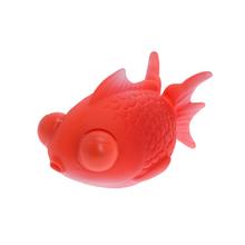 Stláčacie zvieratko Rybka v červenej farbe.