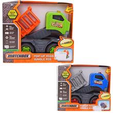 Žlté sklápacie auto pre chlapcov.