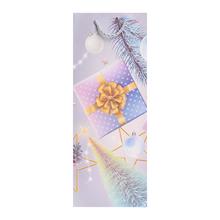 Darčeková taška na Vianoce s glitrami.