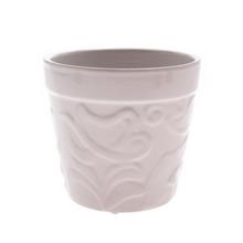 Biely obal s valčekom na kvety