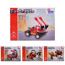 Stavebnica HASIČI, MIX s rôznymi modelmi hasičských áut.