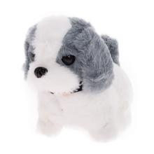 Plyšový pes s pohyblivými nohami, 18 cm.