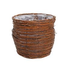 OBAL prútie hnedý malý 28x28x24cm HD-A641/m