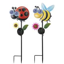 Solárna včielka zápich do záhrady