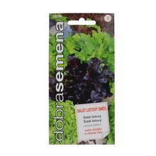 Obal so semenami listového šalátu.