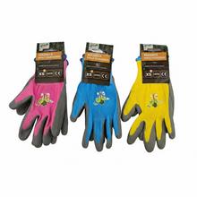Detské záhradnícke rukavice v mixe farieb.