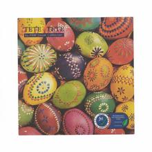 Servítky s vianočnými vajíčkami, 33x33 cm, 20 ks.