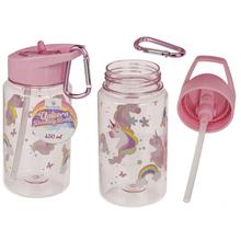 Fľaša na pitie s motívom jednorožca, 450ml