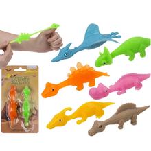 Prak s dinosaurami, rôzne farby.