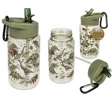 Fľaša na pitie s motívom dinosaurov, objem 450ml.