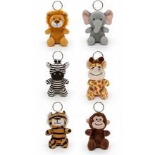 Kovová kľúčenka so zvieratami zo safari