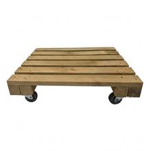 TD131.SO podložka pod kvetináč drevo na kolies.