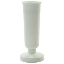 VÁZA SO ZÁŤAŽOU 35CM BIELA - FLORASYSTEM