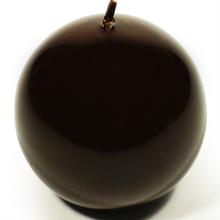 Hnedá guľová sviečka