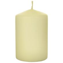 Hladký ecru valec sviečka 60x90