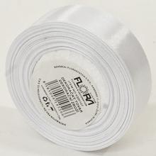 SATEN STUHA 20MM/15M BIELA FARBA 001  - FLORASYSTEM