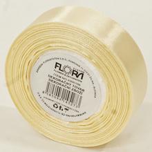 SATEN STUHA 20MM/15M KRÉMOVÁ FARBA 002  - FLORASYSTEM