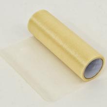 ORGANZA ROLKA 16CMX6M FARBA 42 ZLATÁ - FLORASYSTEM