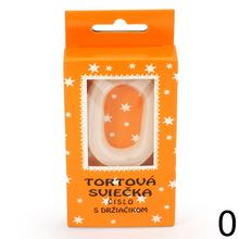 Biele tortové sviečky v tvare čísiel 0-9.